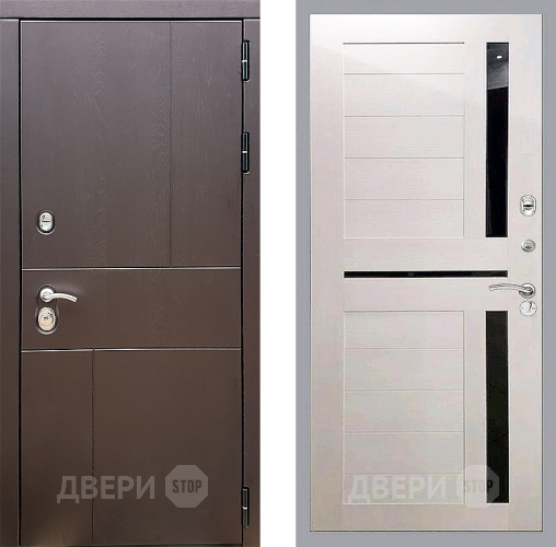 Входная металлическая Дверь Стоп УРБАН СБ-18 Лиственница беж в Электрогорске