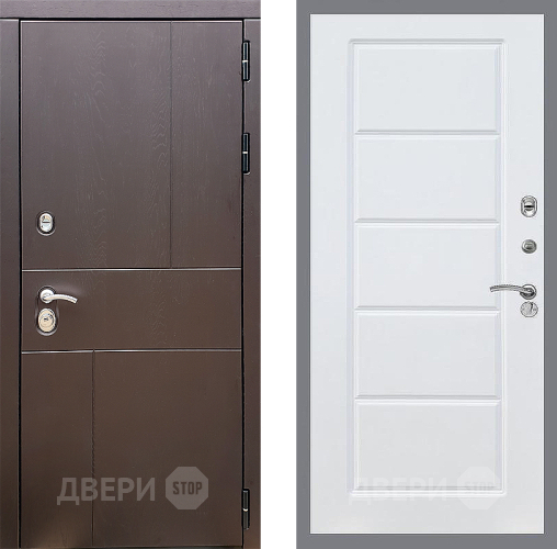 Входная металлическая Дверь Стоп УРБАН ФЛ-39 Силк Сноу в Электрогорске