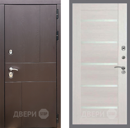 Входная металлическая Дверь Стоп УРБАН СБ-14 Лиственница беж в Электрогорске