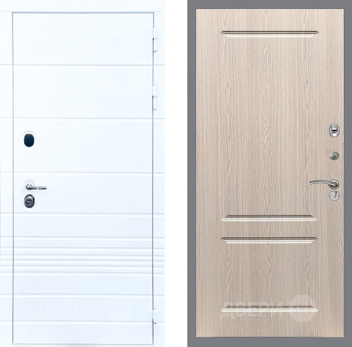 Дверь Стоп ТРЕНДО ФЛ-117 Беленый дуб в Электрогорске