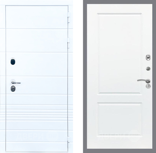 Входная металлическая Дверь Стоп ТРЕНДО ФЛ-117 Силк Сноу в Электрогорске