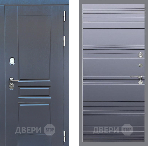 Входная металлическая Дверь Стоп ПЛАТИНУМ Лайн Силк титан в Электрогорске