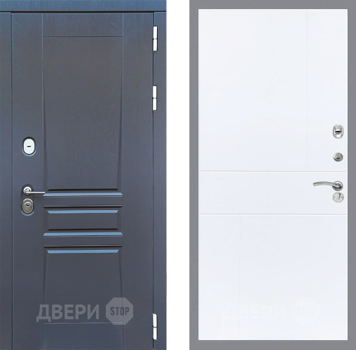 Входная металлическая Дверь Стоп ПЛАТИНУМ ФЛ-290 Силк Сноу в Электрогорске