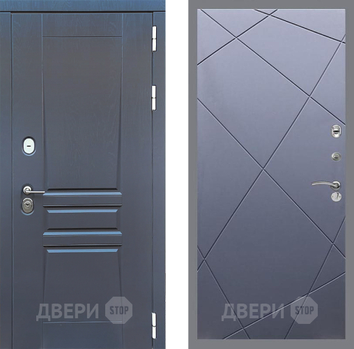 Входная металлическая Дверь Стоп ПЛАТИНУМ ФЛ-291 Силк титан в Электрогорске