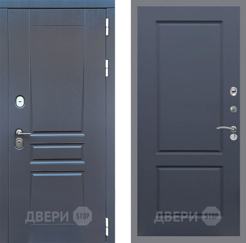 Входная металлическая Дверь Стоп ПЛАТИНУМ ФЛ-117 Силк титан в Электрогорске