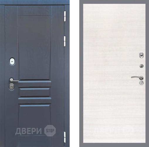 Входная металлическая Дверь Стоп ПЛАТИНУМ Гладкая Акация светлая в Электрогорске