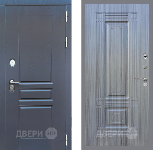 Входная металлическая Дверь Стоп ПЛАТИНУМ ФЛ-2 Сандал грей в Электрогорске