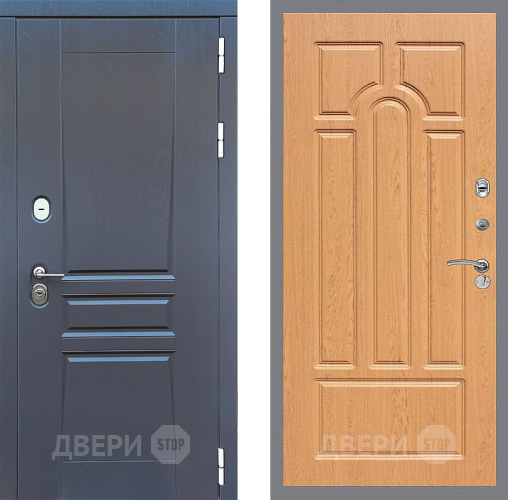 Входная металлическая Дверь Стоп ПЛАТИНУМ ФЛ-58 Дуб в Электрогорске