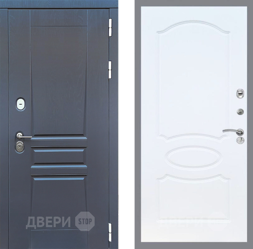 Входная металлическая Дверь Стоп ПЛАТИНУМ ФЛ-128 Белый ясень в Электрогорске