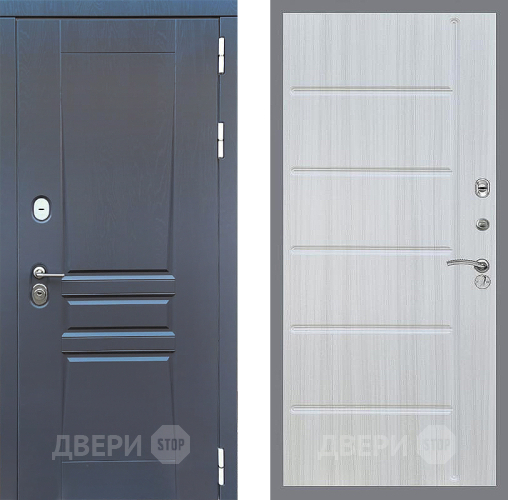 Входная металлическая Дверь Стоп ПЛАТИНУМ ФЛ-102 Сандал белый в Электрогорске
