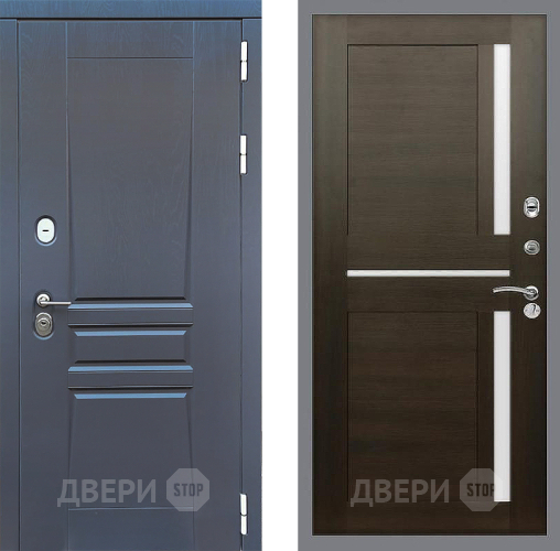 Входная металлическая Дверь Стоп ПЛАТИНУМ СБ-18 Венге в Электрогорске