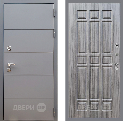 Входная металлическая Дверь Стоп АРТ ГРАФИТ ФЛ-33 Сандал грей в Электрогорске