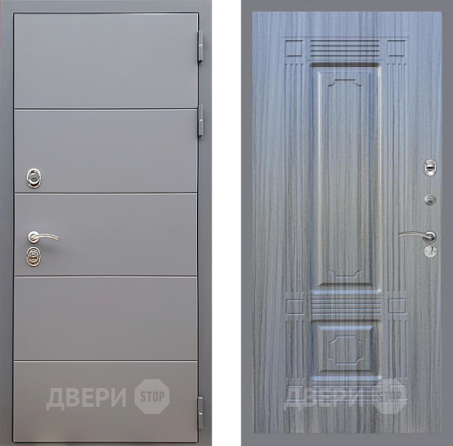 Входная металлическая Дверь Стоп АРТ ГРАФИТ ФЛ-2 Сандал грей в Электрогорске