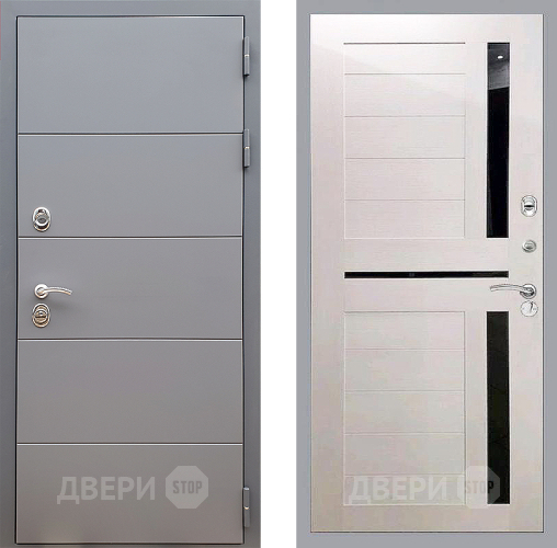 Входная металлическая Дверь Стоп АРТ ГРАФИТ СБ-18 Лиственница беж в Электрогорске