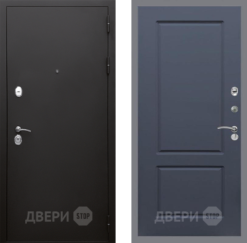 Входная металлическая Дверь Стоп КЛАССИК Шагрень ФЛ-117 Силк титан в Электрогорске