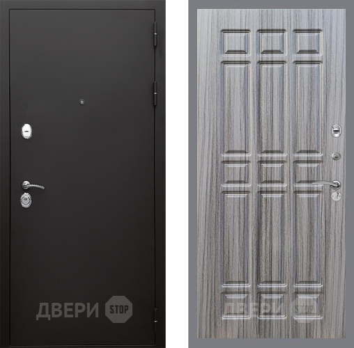 Входная металлическая Дверь Стоп КЛАССИК Шагрень ФЛ-33 Сандал грей в Электрогорске