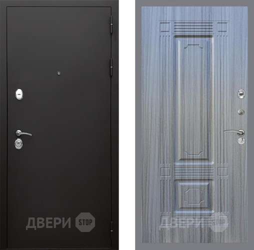 Входная металлическая Дверь Стоп КЛАССИК Шагрень ФЛ-2 Сандал грей в Электрогорске