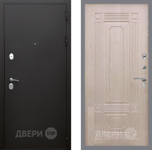 Входная металлическая Дверь Стоп КЛАССИК Шагрень ФЛ-2 Беленый дуб в Электрогорске