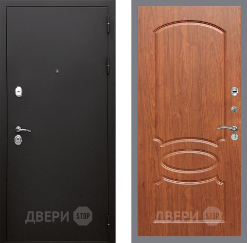 Входная металлическая Дверь Стоп КЛАССИК Шагрень ФЛ-128 Береза мореная в Электрогорске