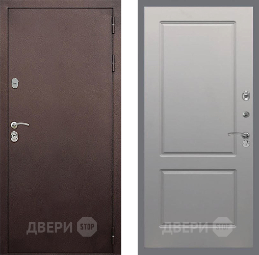 Дверь Стоп КЛАССИК Медь ФЛ-117 Грей софт в Электрогорске