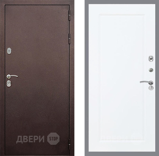 Входная металлическая Дверь Стоп КЛАССИК Медь ФЛ-119 Силк Сноу в Электрогорске