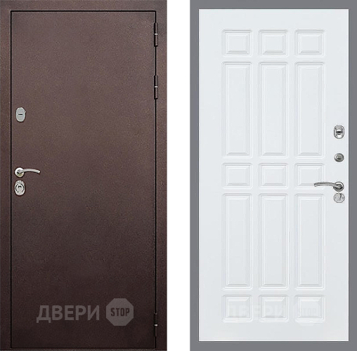 Входная металлическая Дверь Стоп КЛАССИК Медь ФЛ-33 Силк Сноу в Электрогорске
