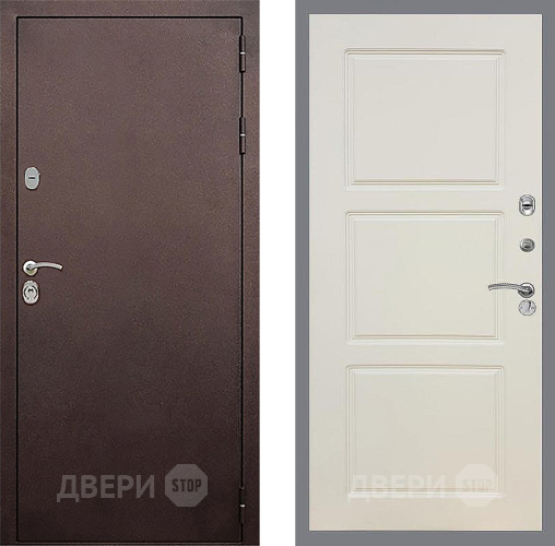 Входная металлическая Дверь Стоп КЛАССИК Медь ФЛ-3 Шампань в Электрогорске