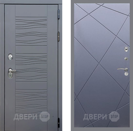 Входная металлическая Дверь Стоп СКАНДИ ФЛ-291 Силк титан в Электрогорске