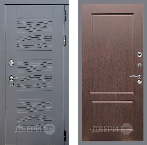 Дверь Стоп СКАНДИ ФЛ-117 Орех премиум в Электрогорске