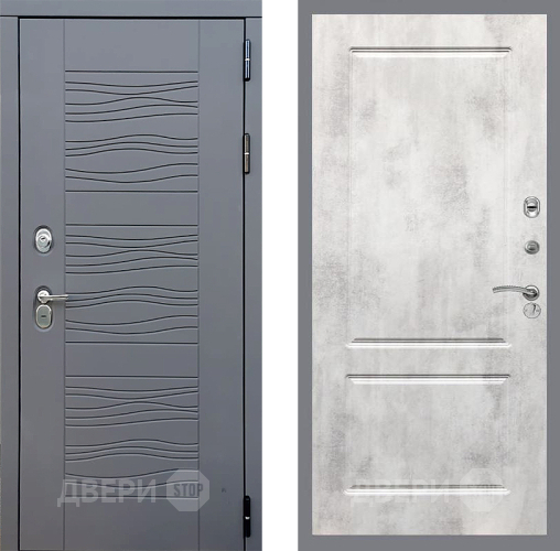 Дверь Стоп СКАНДИ ФЛ-117 Бетон светлый в Электрогорске