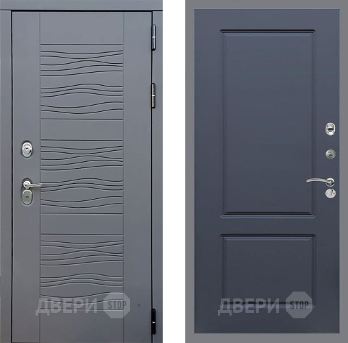 Входная металлическая Дверь Стоп СКАНДИ ФЛ-117 Силк титан в Электрогорске