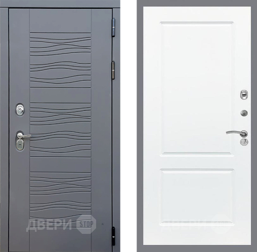 Входная металлическая Дверь Стоп СКАНДИ ФЛ-117 Силк Сноу в Электрогорске