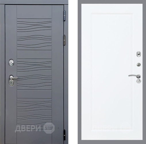 Входная металлическая Дверь Стоп СКАНДИ ФЛ-119 Силк Сноу в Электрогорске
