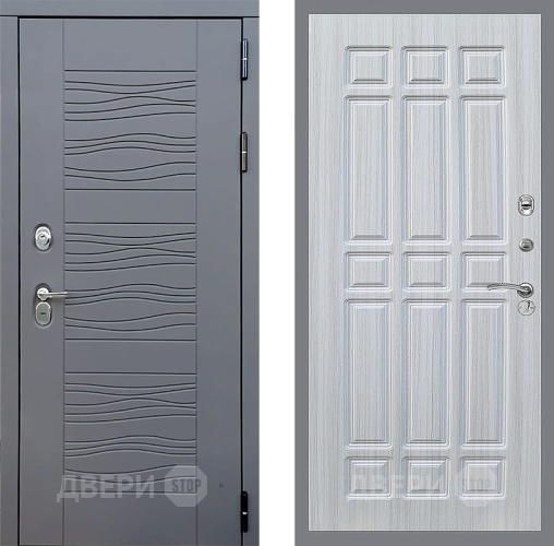 Входная металлическая Дверь Стоп СКАНДИ ФЛ-33 Сандал белый в Электрогорске