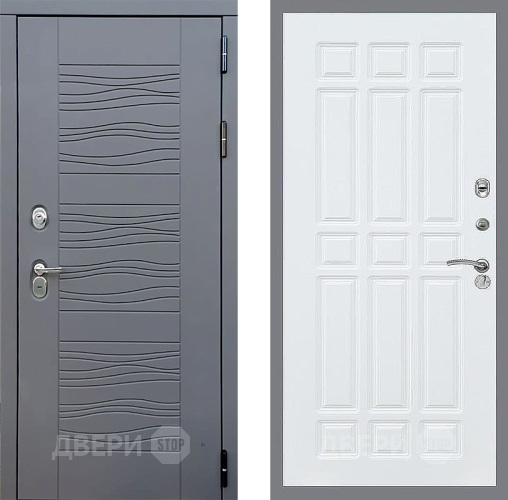 Входная металлическая Дверь Стоп СКАНДИ ФЛ-33 Силк Сноу в Электрогорске