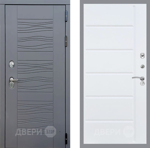 Дверь Стоп СКАНДИ ФЛ-102 Белый ясень в Электрогорске