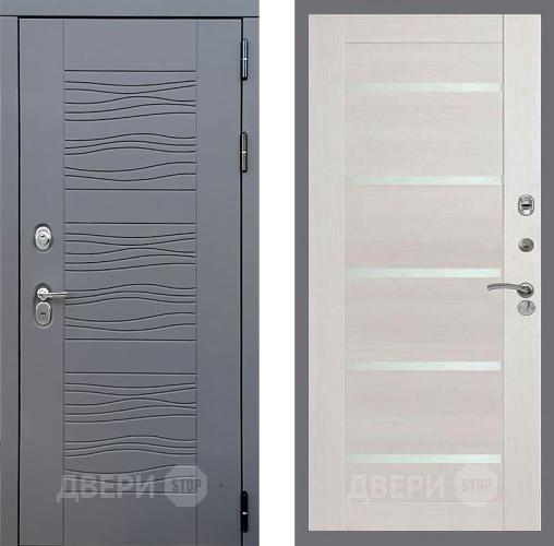 Входная металлическая Дверь Стоп СКАНДИ СБ-14 Лиственница беж в Электрогорске