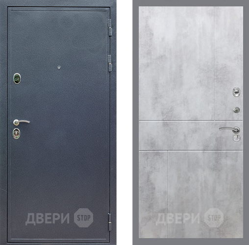 Входная металлическая Дверь Стоп СИЛЬВЕР ФЛ-290 Бетон светлый в Электрогорске