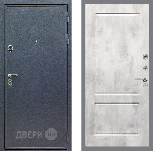 Дверь Стоп СИЛЬВЕР ФЛ-117 Бетон светлый в Электрогорске