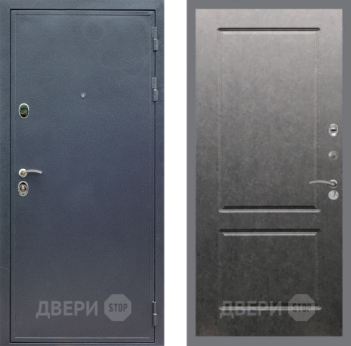 Дверь Стоп СИЛЬВЕР ФЛ-117 Штукатурка графит в Электрогорске