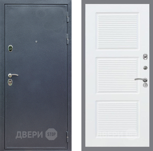 Входная металлическая Дверь Стоп СИЛЬВЕР ФЛ-1 Силк Сноу в Электрогорске