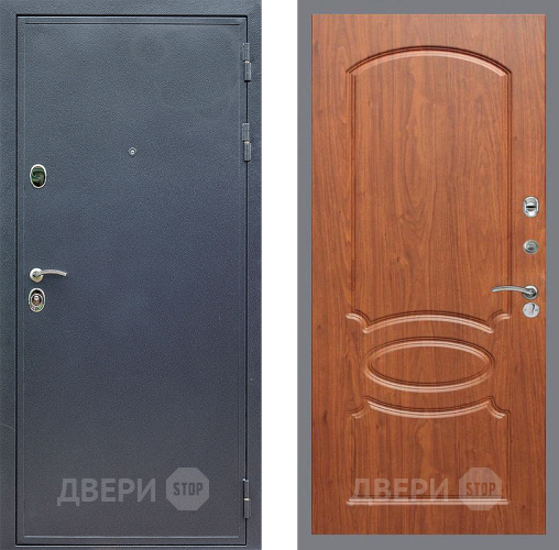 Входная металлическая Дверь Стоп СИЛЬВЕР ФЛ-128 Береза мореная в Электрогорске