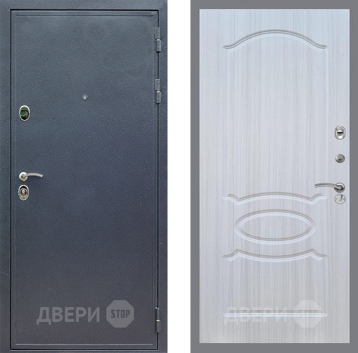 Входная металлическая Дверь Стоп СИЛЬВЕР ФЛ-128 Сандал белый в Электрогорске