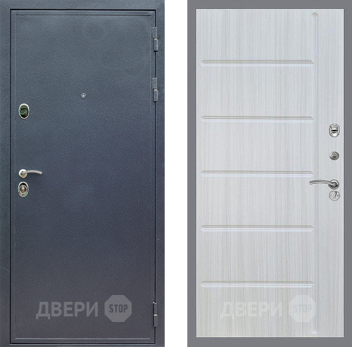 Входная металлическая Дверь Стоп СИЛЬВЕР ФЛ-102 Сандал белый в Электрогорске