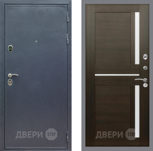 Входная металлическая Дверь Стоп СИЛЬВЕР СБ-18 Венге в Электрогорске