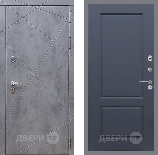 Входная металлическая Дверь Стоп Лучи ФЛ-117 Силк титан в Электрогорске