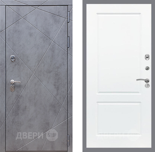 Входная металлическая Дверь Стоп Лучи ФЛ-117 Силк Сноу в Электрогорске