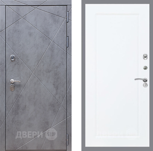 Входная металлическая Дверь Стоп Лучи ФЛ-119 Силк Сноу в Электрогорске