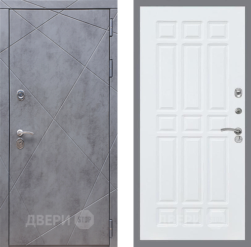Входная металлическая Дверь Стоп Лучи ФЛ-33 Силк Сноу в Электрогорске