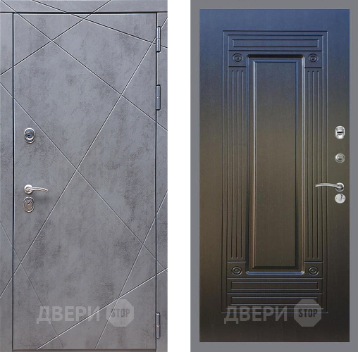 Входная металлическая Дверь Стоп Лучи ФЛ-4 Венге в Электрогорске